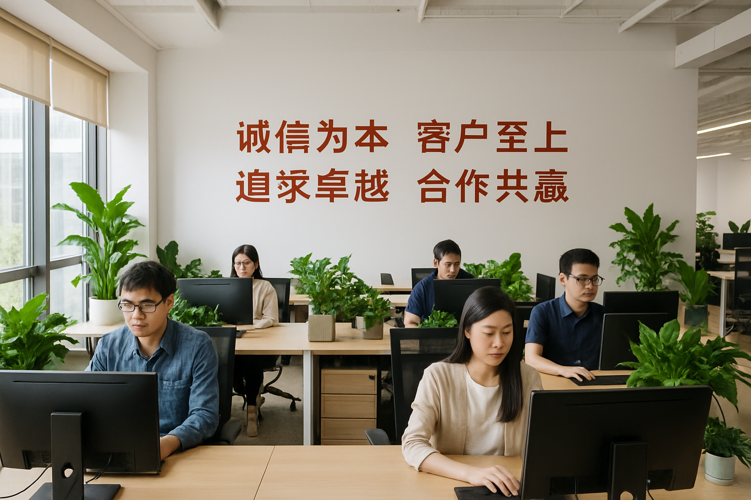 时派科技办公环境